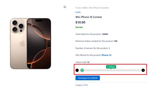 Ultimate Raffle for WooCommerce.